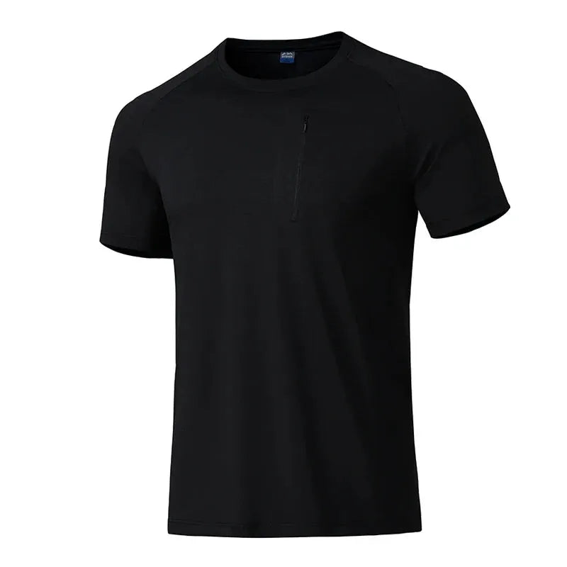 T-Shirt Short Sleeved T-Shirt Cooling Short Sleeve Tee by Vimost Shop