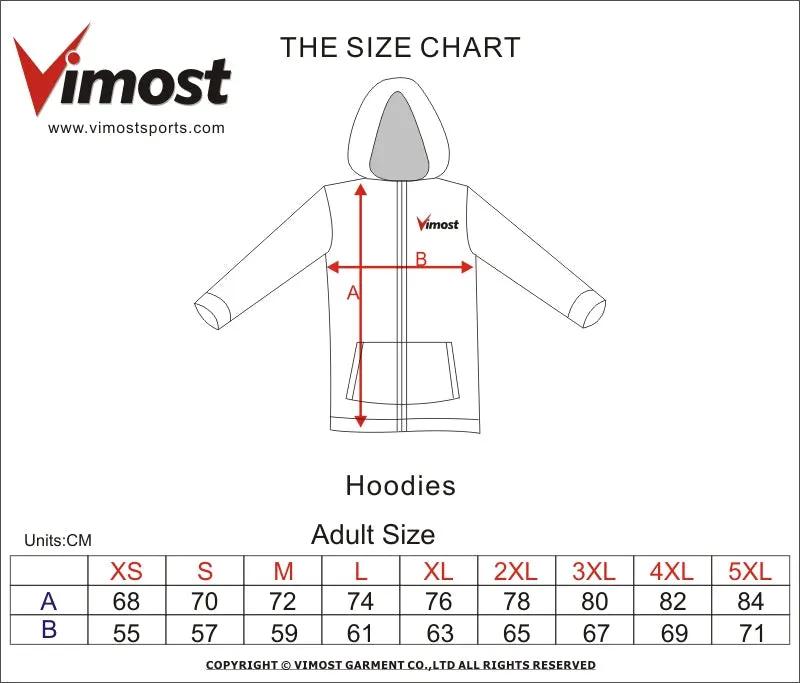 Colorful Floral Graphic Pullover Hoodie by Vimost Sportswear