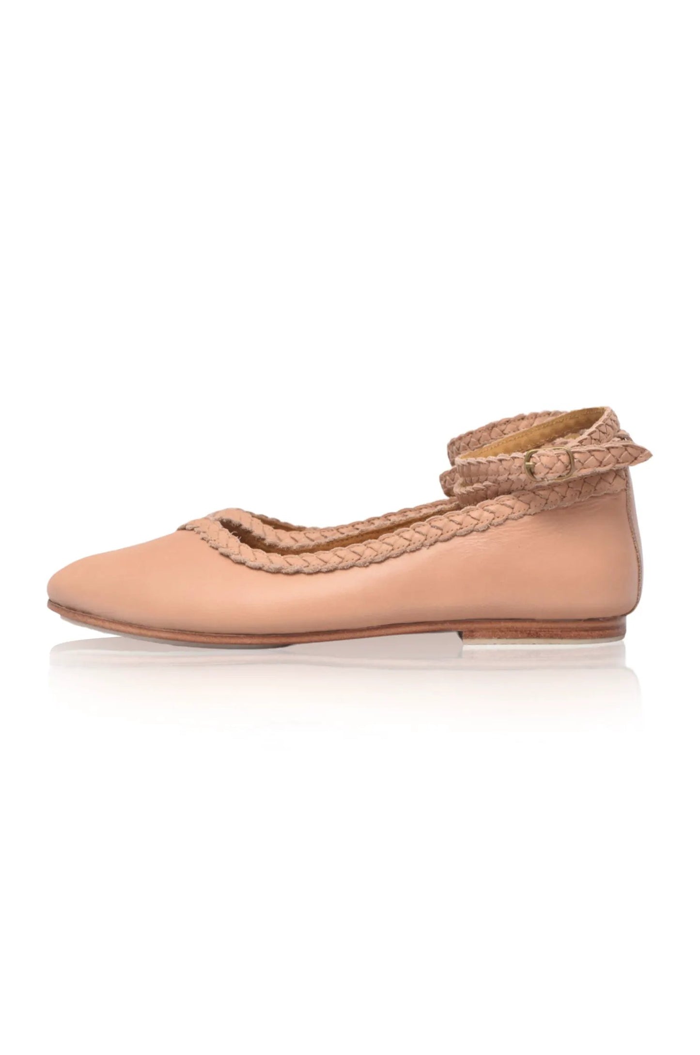 Soiree Braided Pointed Toe Flats by ELF