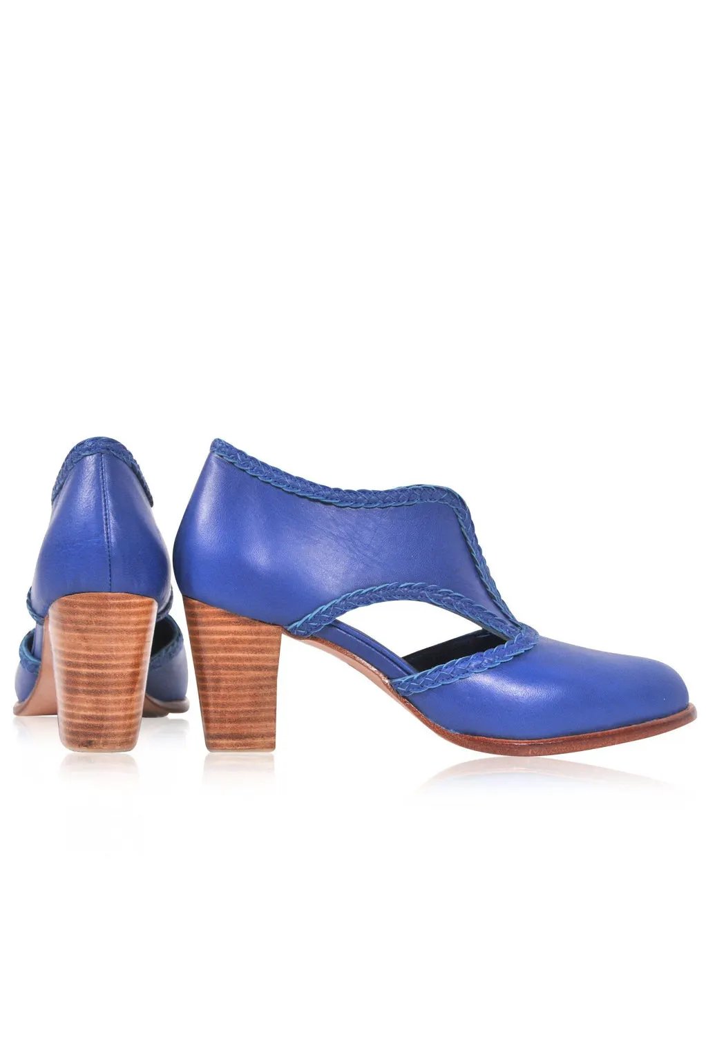 Spirit Walker Leather Heel Booties by Local