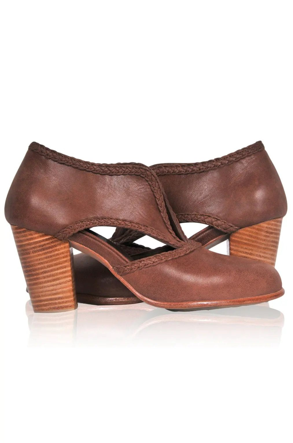 Spirit Walker Leather Heel Booties by Local