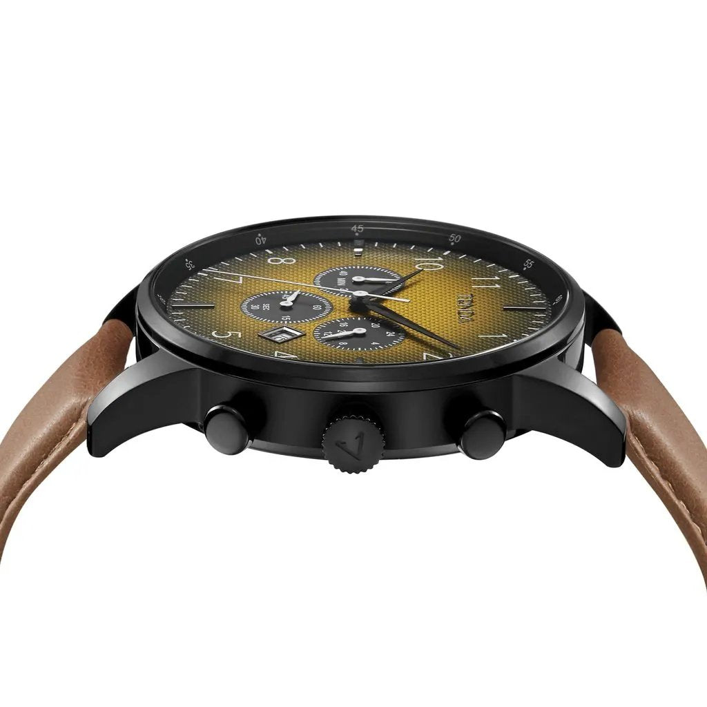 Trnda Men's Stainless Steel Watch, Black Case | Trn-Ss43b by TRNDA