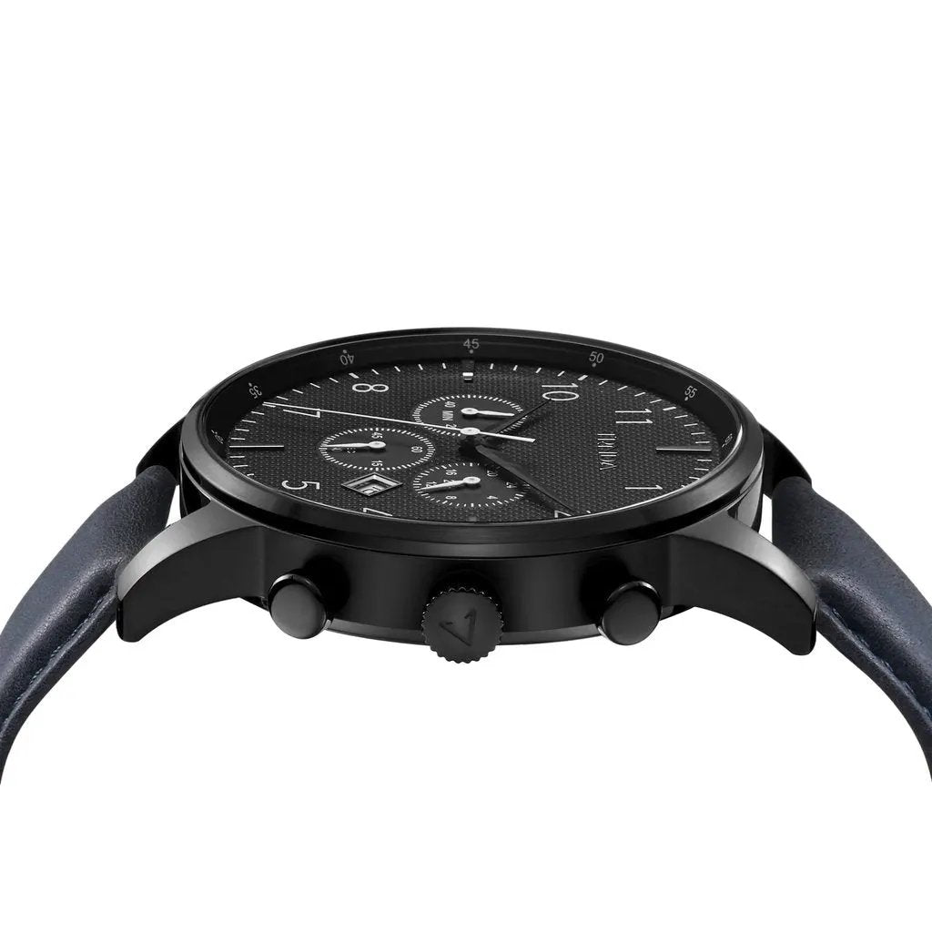 Trnda Men's Stainless Steel Watch, Black Dial | Trnda43blu by TRNDA