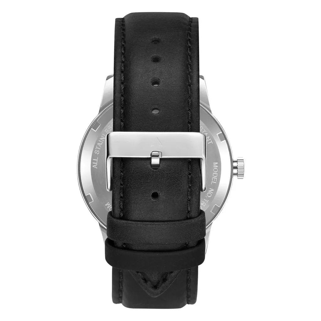 Trnda Men's Stainless Steel Watch, Black Dial | Trn-Ss43-Bk by TRNDA