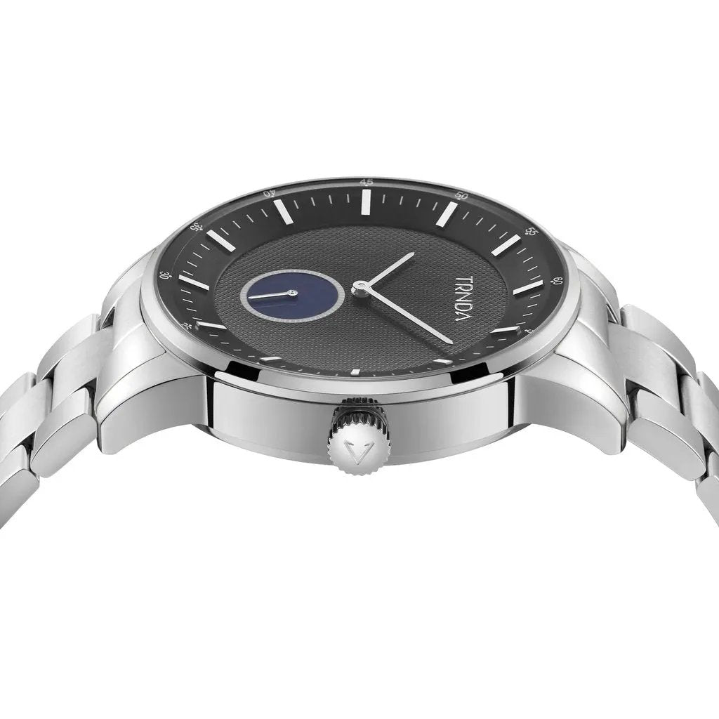 Trnda Men's Stainless Steel Watch, Gray Dial | Trn-Ss43gd by TRNDA