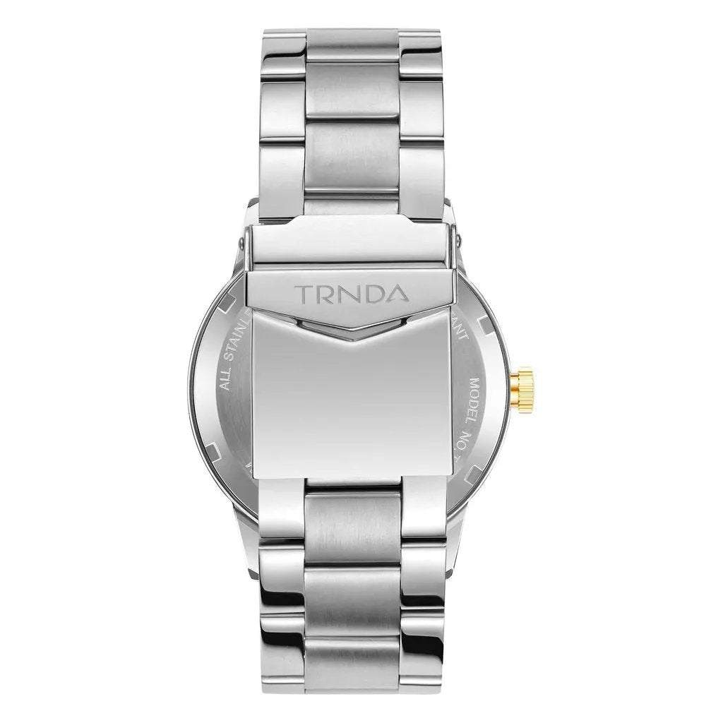 Trnda Men's Stainless Steel Watch, Gradient Gray Dial | Trn-Ss43g by TRNDA