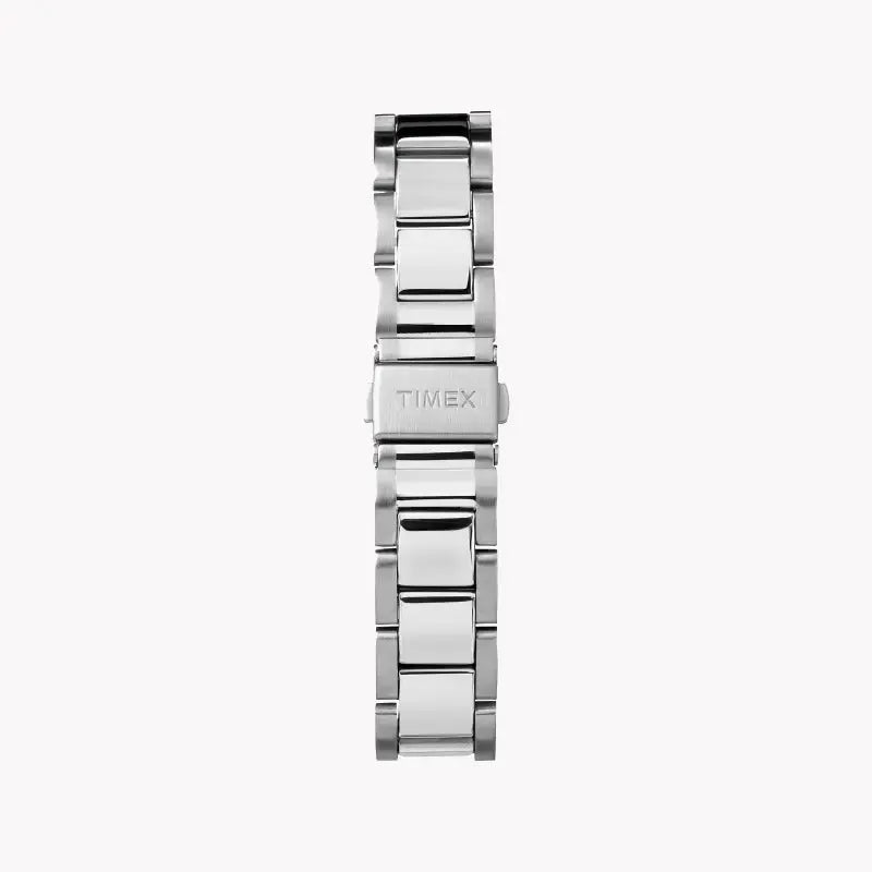 Timex Men's Silver Stainless Steel Watch, Black Dial | Tw2r25100 by TIMEX