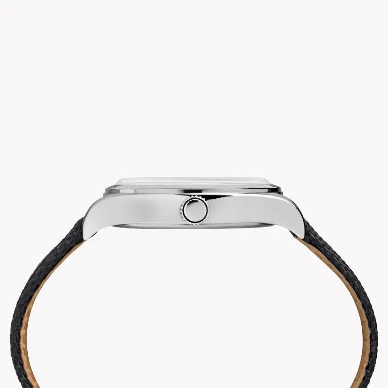 Timex Unisex Black Fabric Watch, Silver Stainless Steel Case | Tw2r38800 by TIMEX