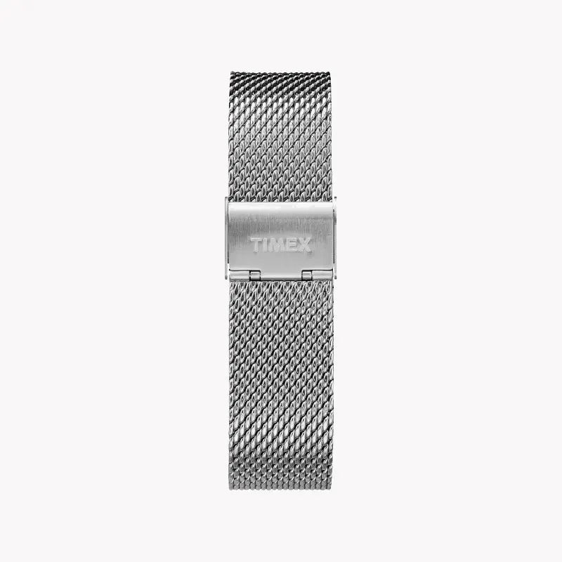 Timex Unisex Brass Silver Watch, Black Dial | Tw2r61900 by TIMEX
