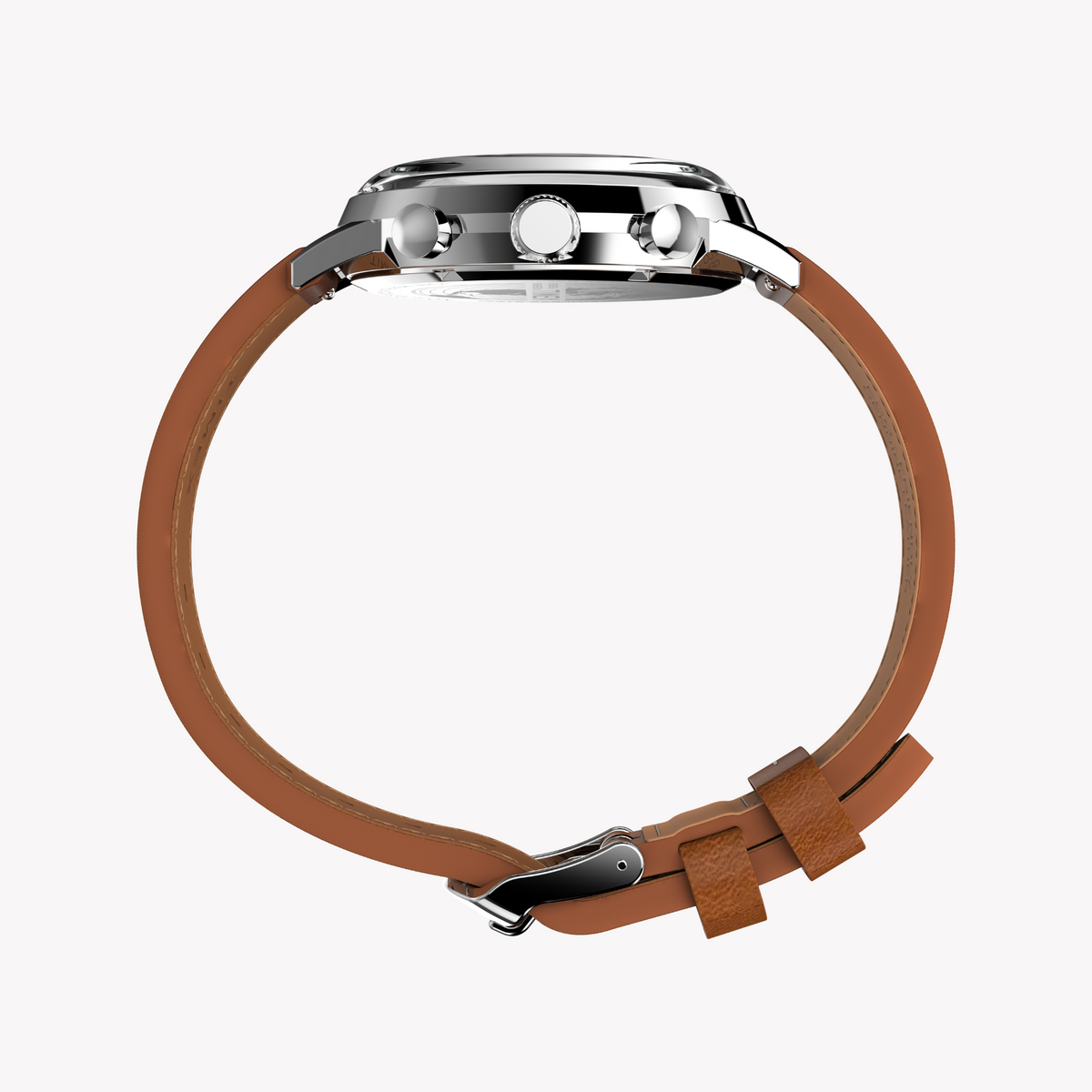 Timex Men's Stainless Steel, Silver/Brown | Tw2w99100 by TIMEX