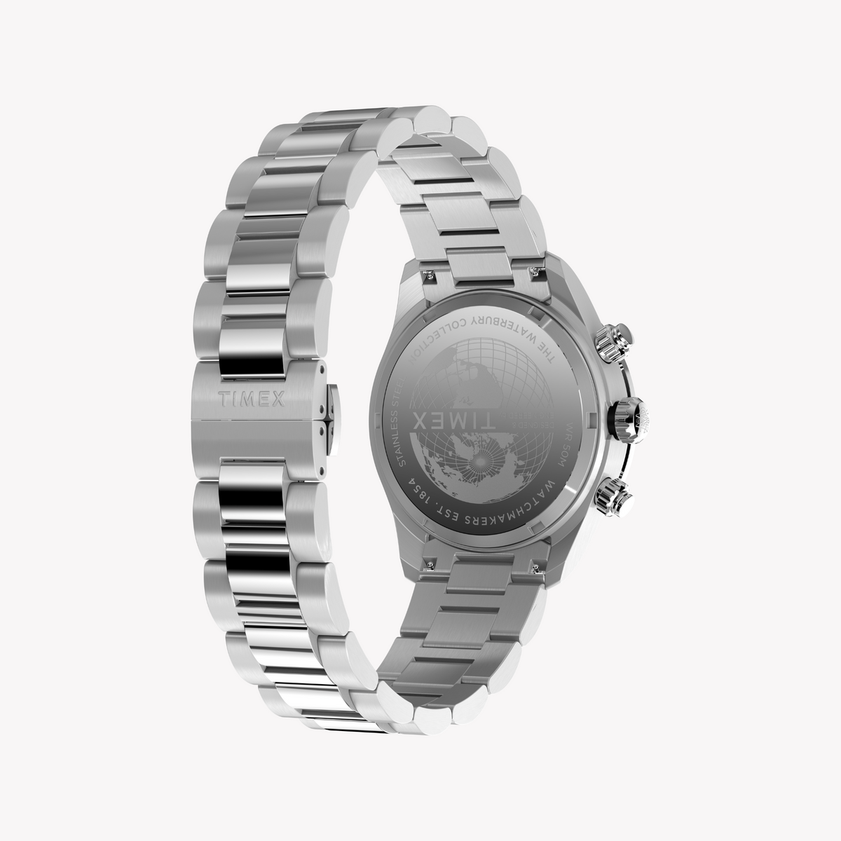 Timex Men's Silver Watch, Stainless Steel | Tw2y19200 by TIMEX
