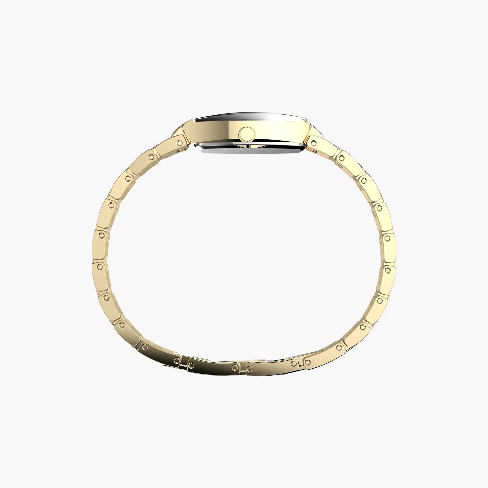 Womens Gold-Tone Case & Bracelet with Mother of Pearl Dial TW2Y22400 by TIMEX