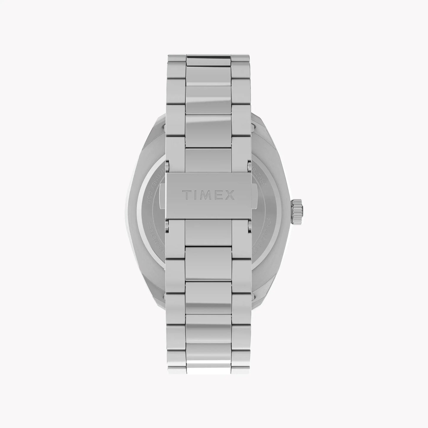 Mens Silver-Tone Case & Bracelet with Blue Dial TW2Y22700 | Stylish Watch by TIMEX