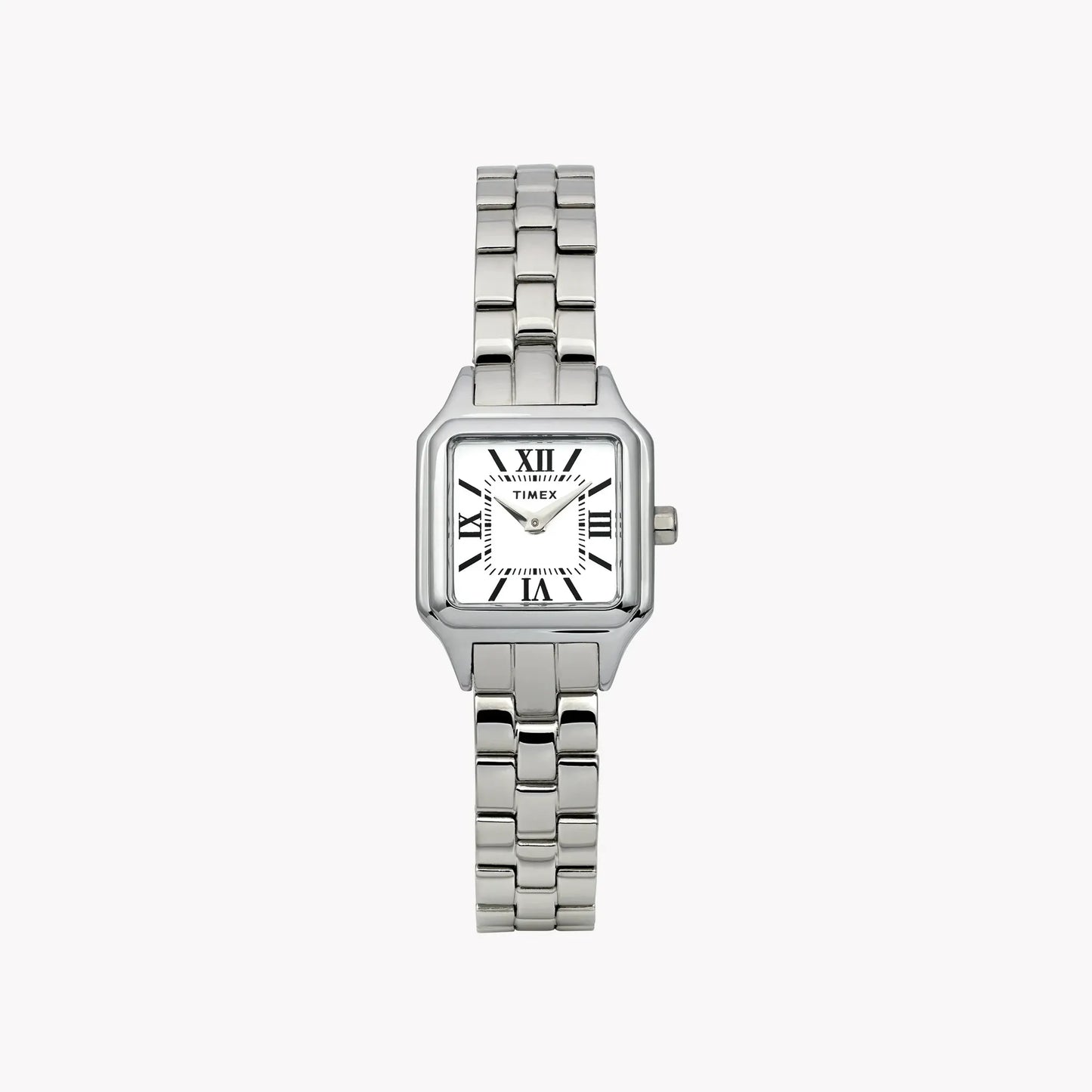 Addison Silver-Tone Case & Bracelet White Dial TW2Y23800 | Men's Watch by TIMEX