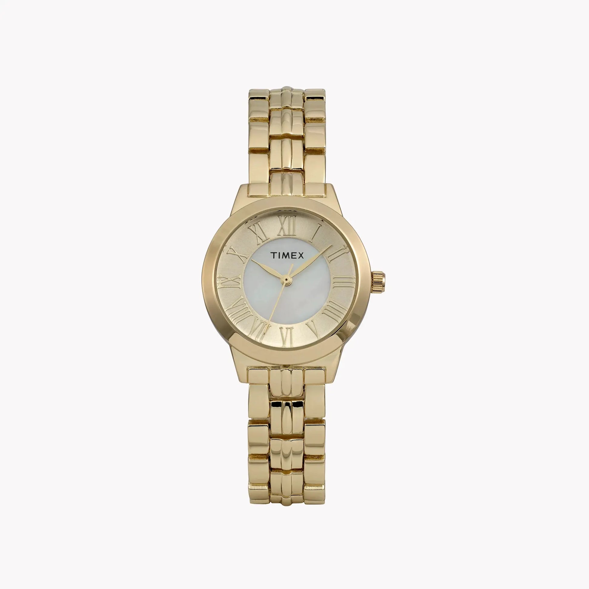 Women’s Gold Tone Case & Bracelet with Gold Dial TW2Y38600 | Elegant Watch by TIMEX
