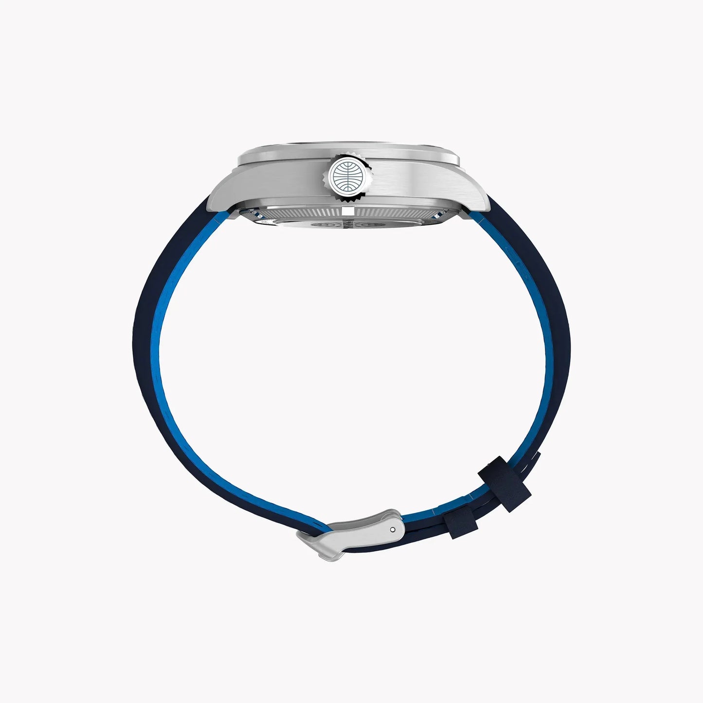 Waterbury ACE Pan Am S/E Automatic Blue Dial Blue Leather Strap Watch | TW2Y38800 by TIMEX