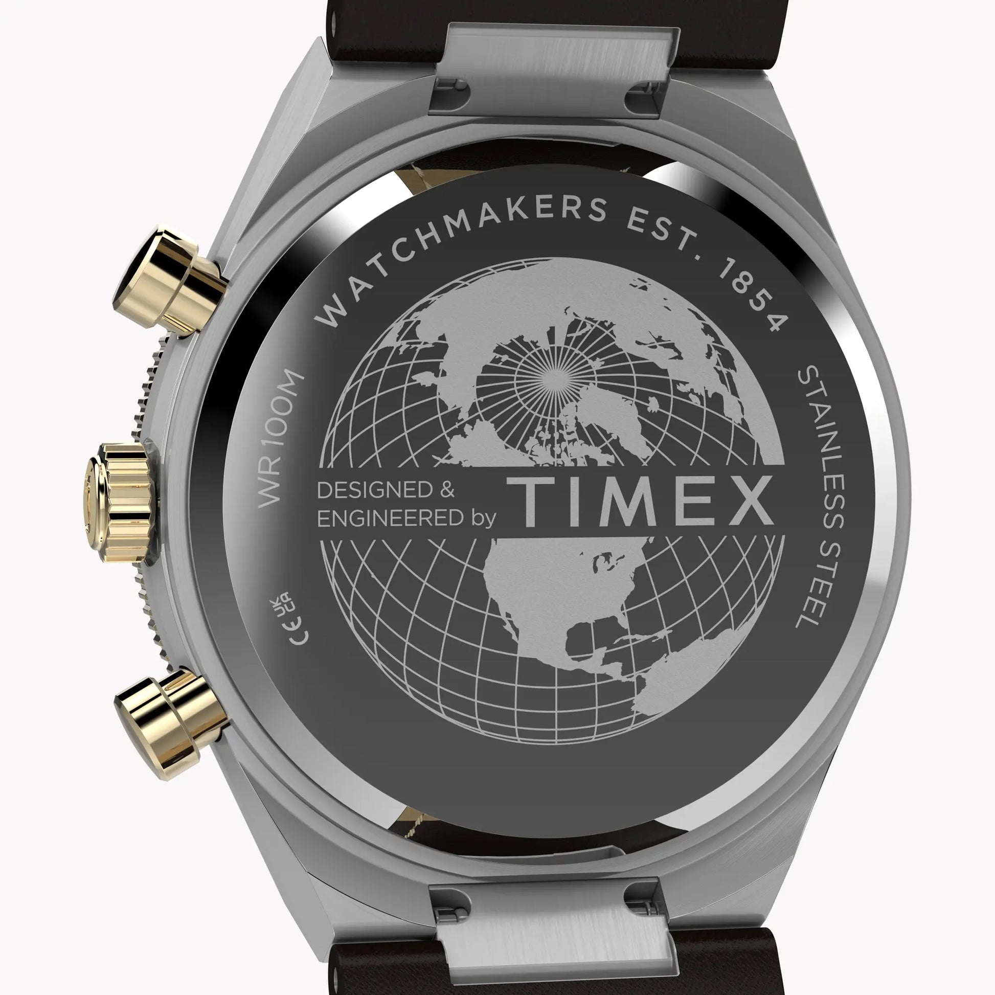 Timex Men's Silver-Tone Steel, Brown Leather | TW2Y56000 by TIMEX