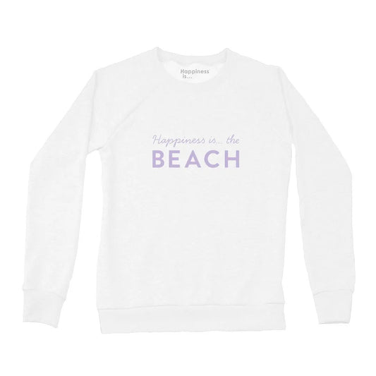 Women's Beach Bold Crew Sweatshirt, White by Beach Collection