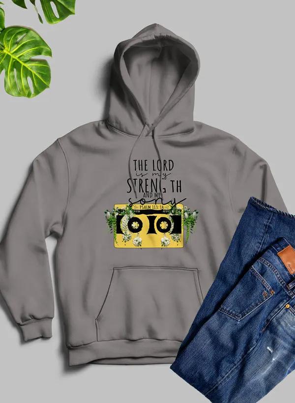 The Lord Is My Strength And My Song Hoodie by Merch