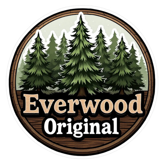 Treetops Circle Sticker by Everwood Original