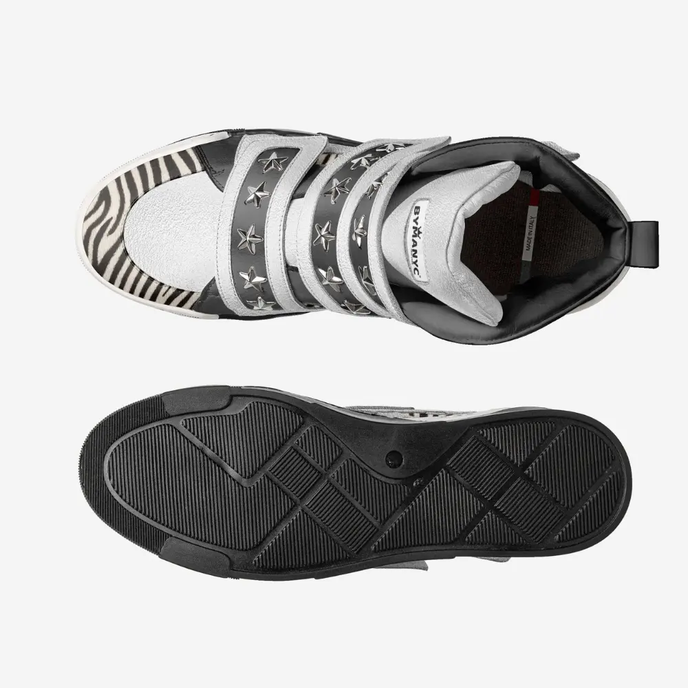 Unisex Limited Edition BROOKLYN WHITE High-Tops BYMANYC ® New York by BYMANYC ® New York