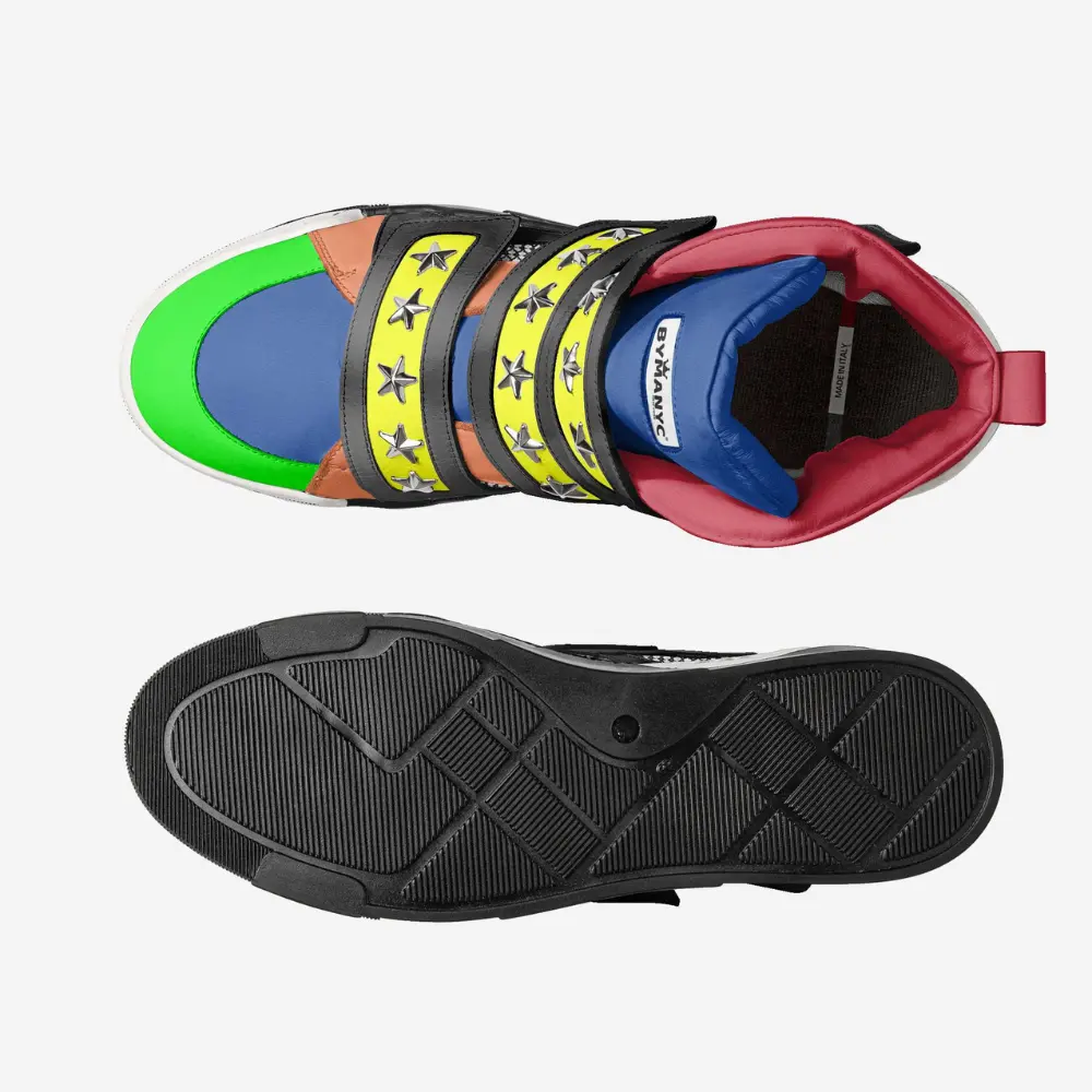 Unisex Limited Edition EAST VILLAGE MULTI High-Tops BYMANYC ® New York by BYMANYC ® New York