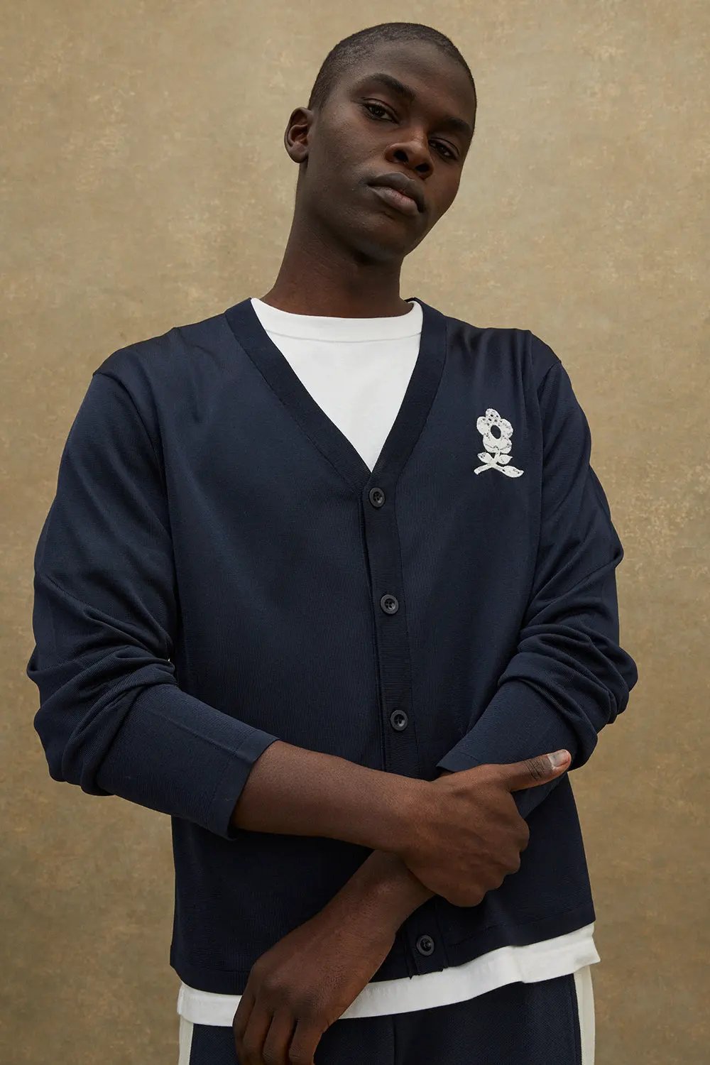 hideout x Maison Caracas Chicago Fil Lumière® Cardigan by Hideout X Maison Montagut