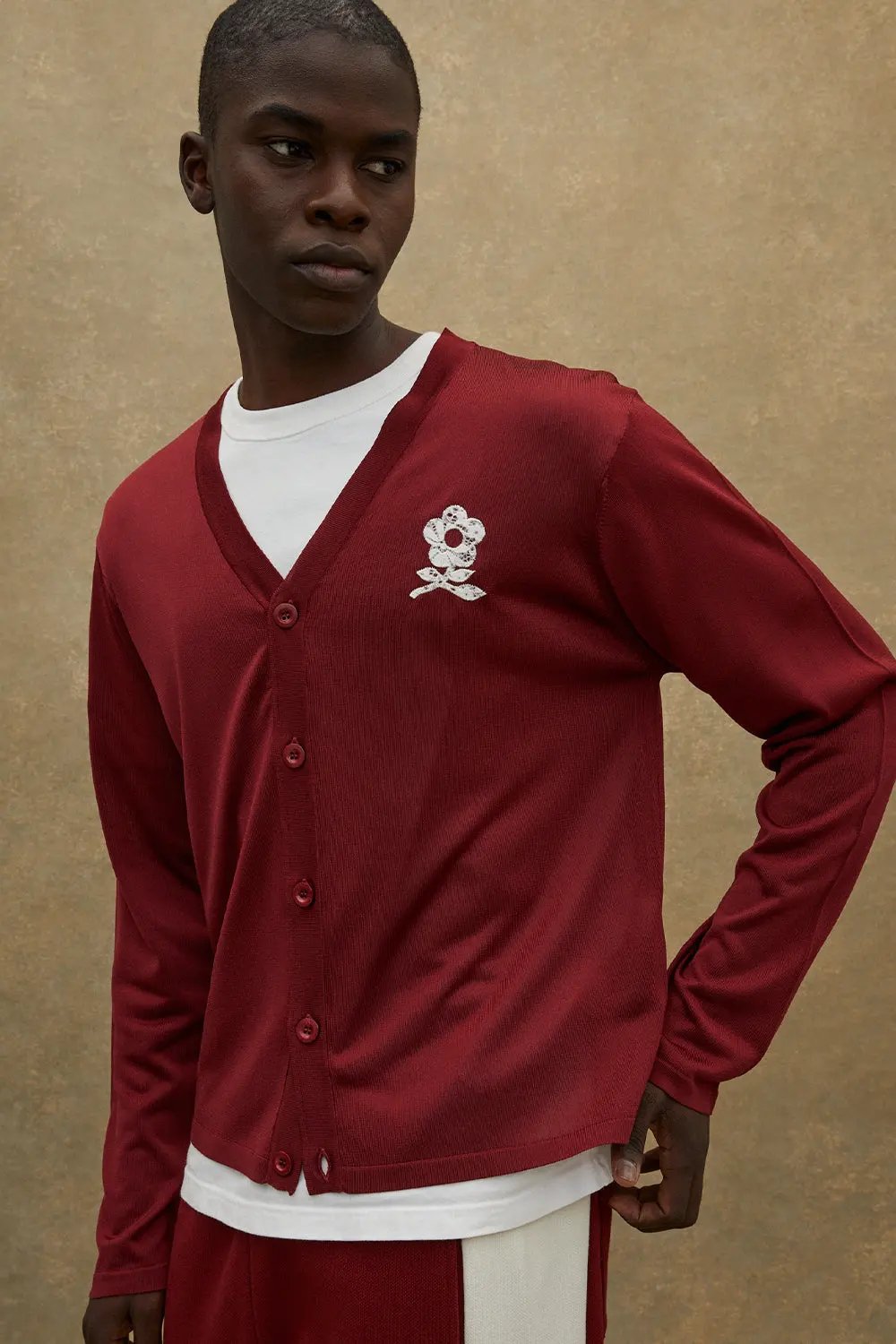 hideout x Maison Caracas Chicago Fil Lumière® Cardigan by Hideout X Maison Montagut
