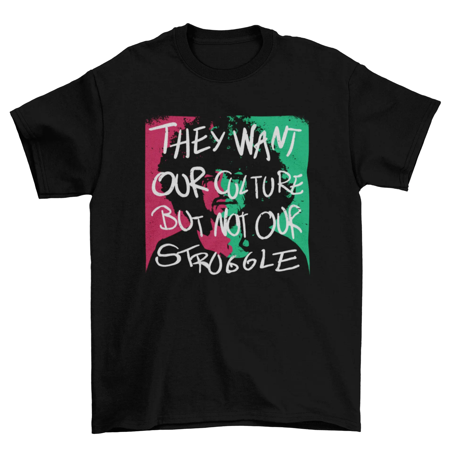 African American quote "They want our culture but not our struggle" by Turquoise Theseus
