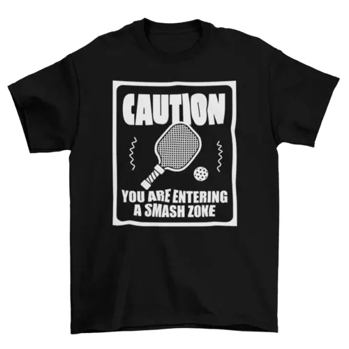 Pickleball sport racket t-shirt by Turquoise Theseus