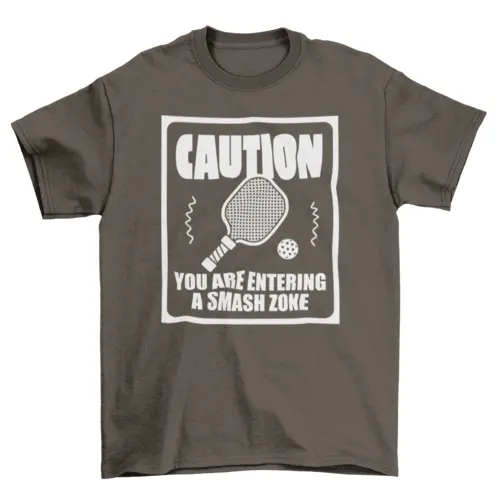 Pickleball sport racket t-shirt by Turquoise Theseus