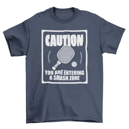 Pickleball sport racket t-shirt by Turquoise Theseus