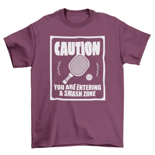 Pickleball sport racket t-shirt by Turquoise Theseus