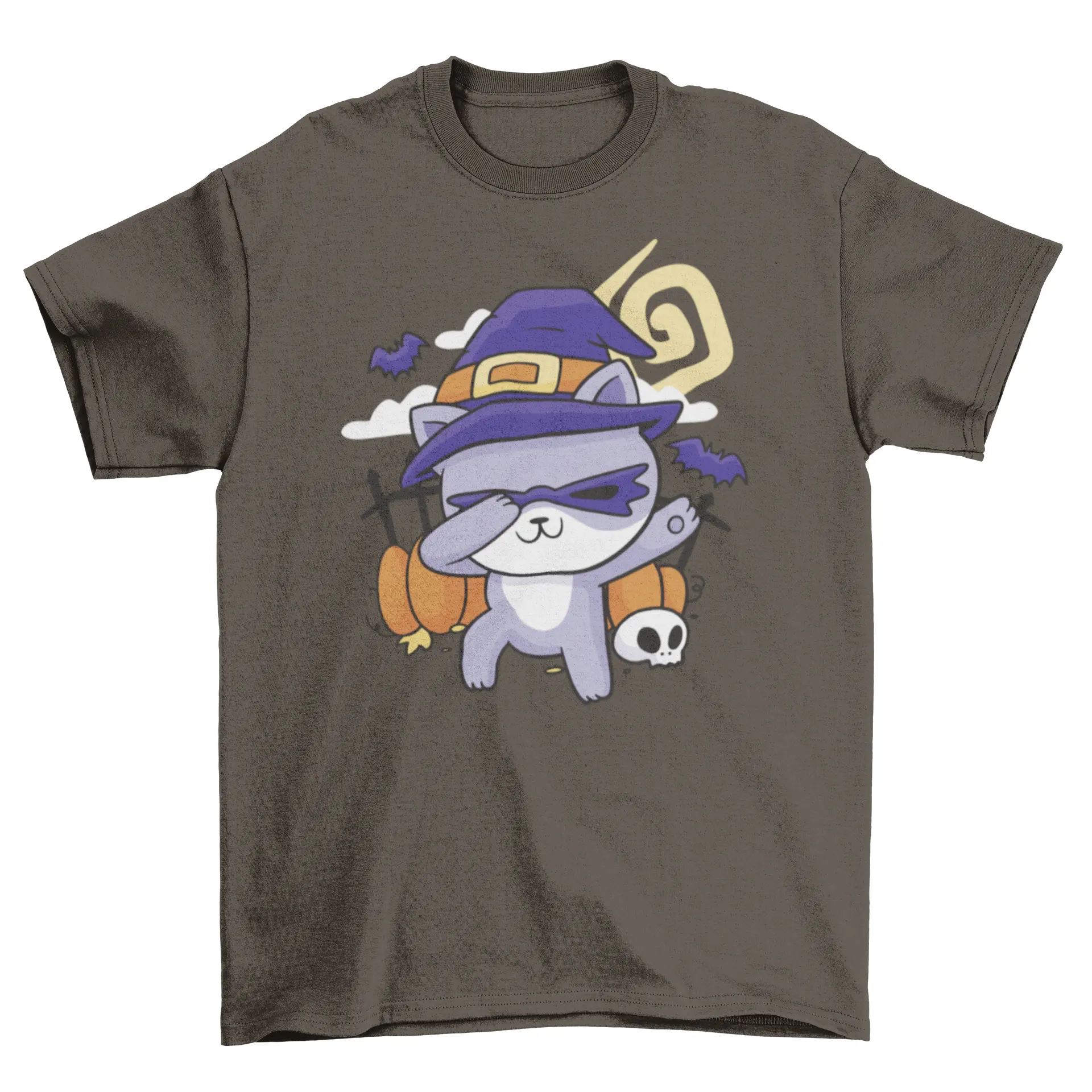 Halloween cat dabbing t-shirt design by Turquoise Theseus