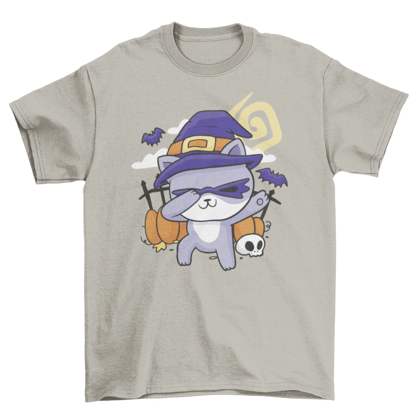 Halloween cat dabbing t-shirt design by Turquoise Theseus