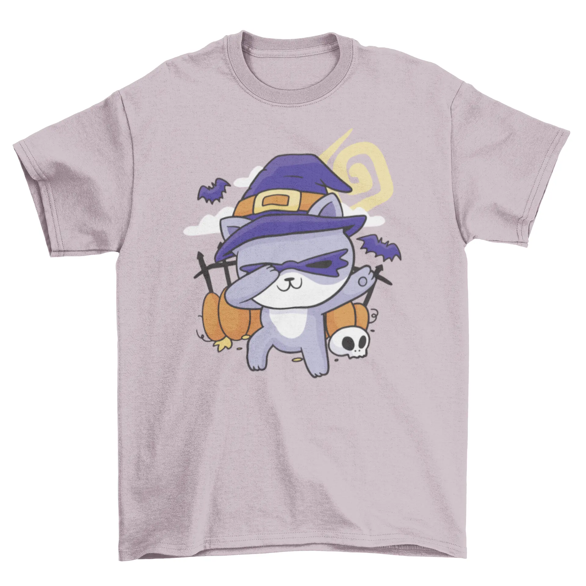 Halloween cat dabbing t-shirt design by Turquoise Theseus