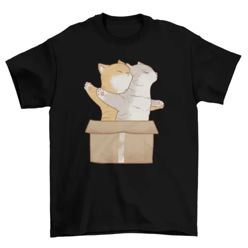 Cats animals in love t-shirt by Turquoise Theseus