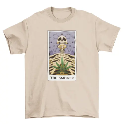 Tarot card the smoker T-shirt by Turquoise Theseus
