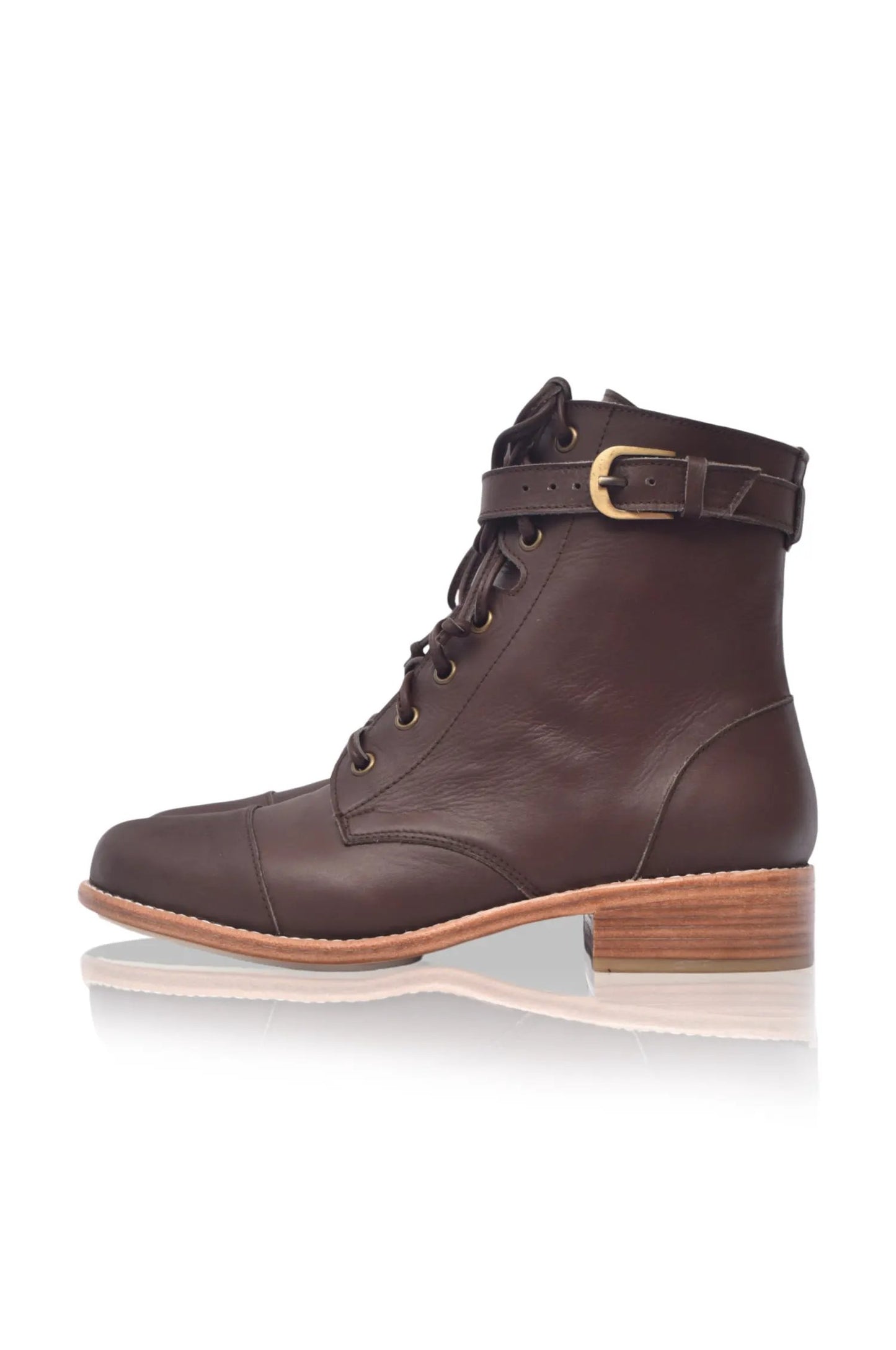 Valley Dream Lace Up Leather Boots by ELF