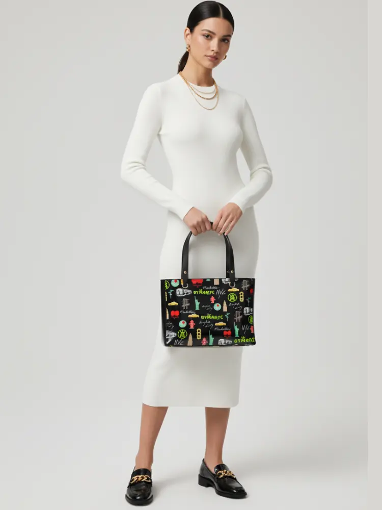 LA VIE EN ROSE Manhattan Handbag BYMANYC ® New York Vegan Elegance by BYMANYC ® New York