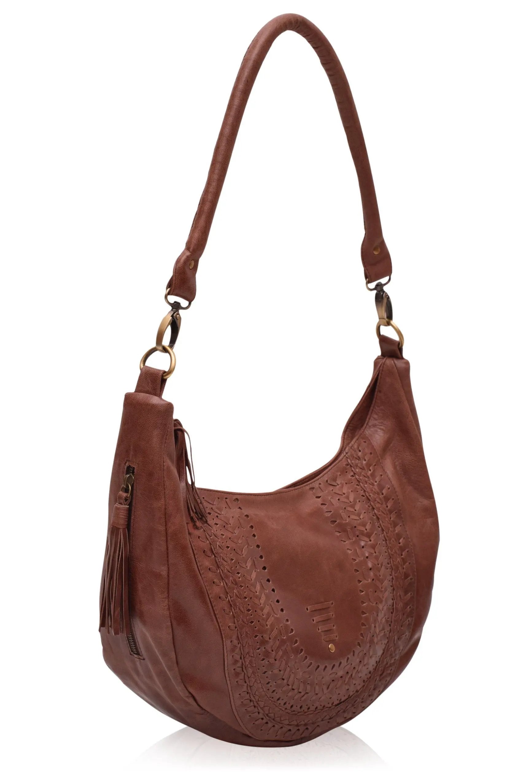 Elysian Coast Leather Crossbody Bag by ELF
