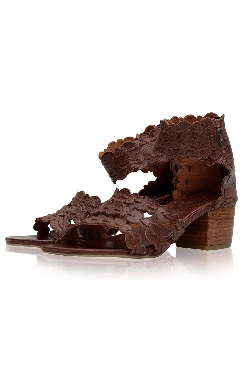 Seaside Block Heel Sandals by ELF