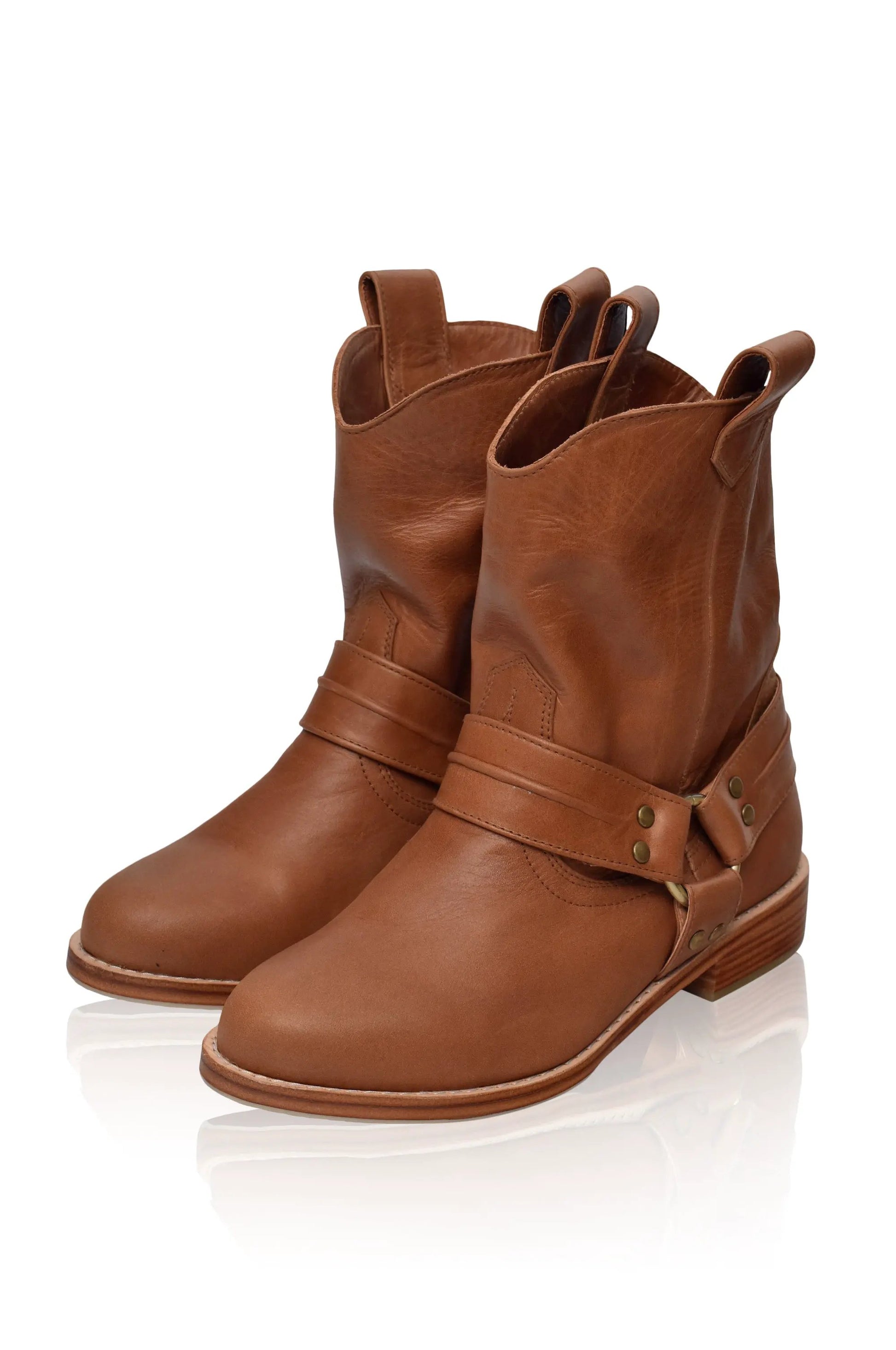 Cali Pull-On Leather Boots by ELF