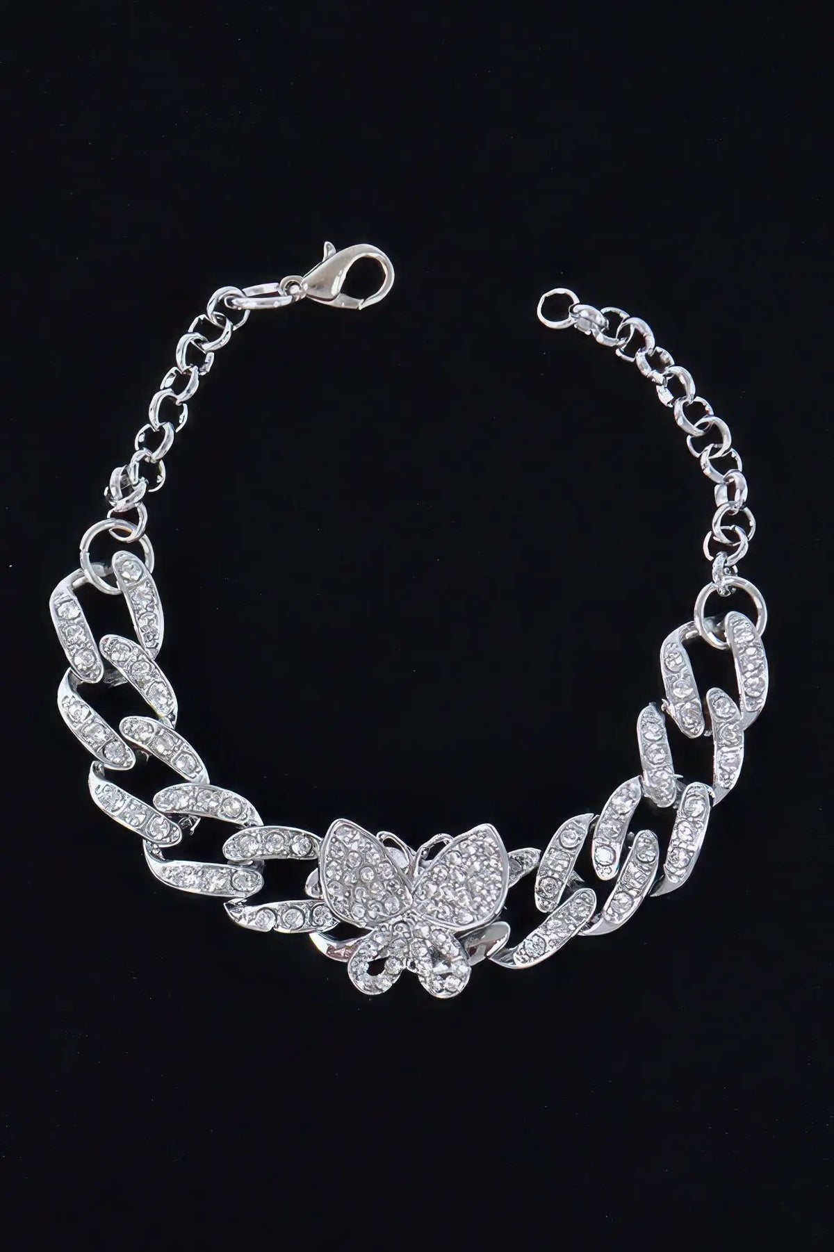 Women's Rhinestone Butterfly Chain Bracelet BYMANYC ® New York CONTEMPORARY VIBRANT MODERN JEWELRY - New Collection by BYMANYC New York