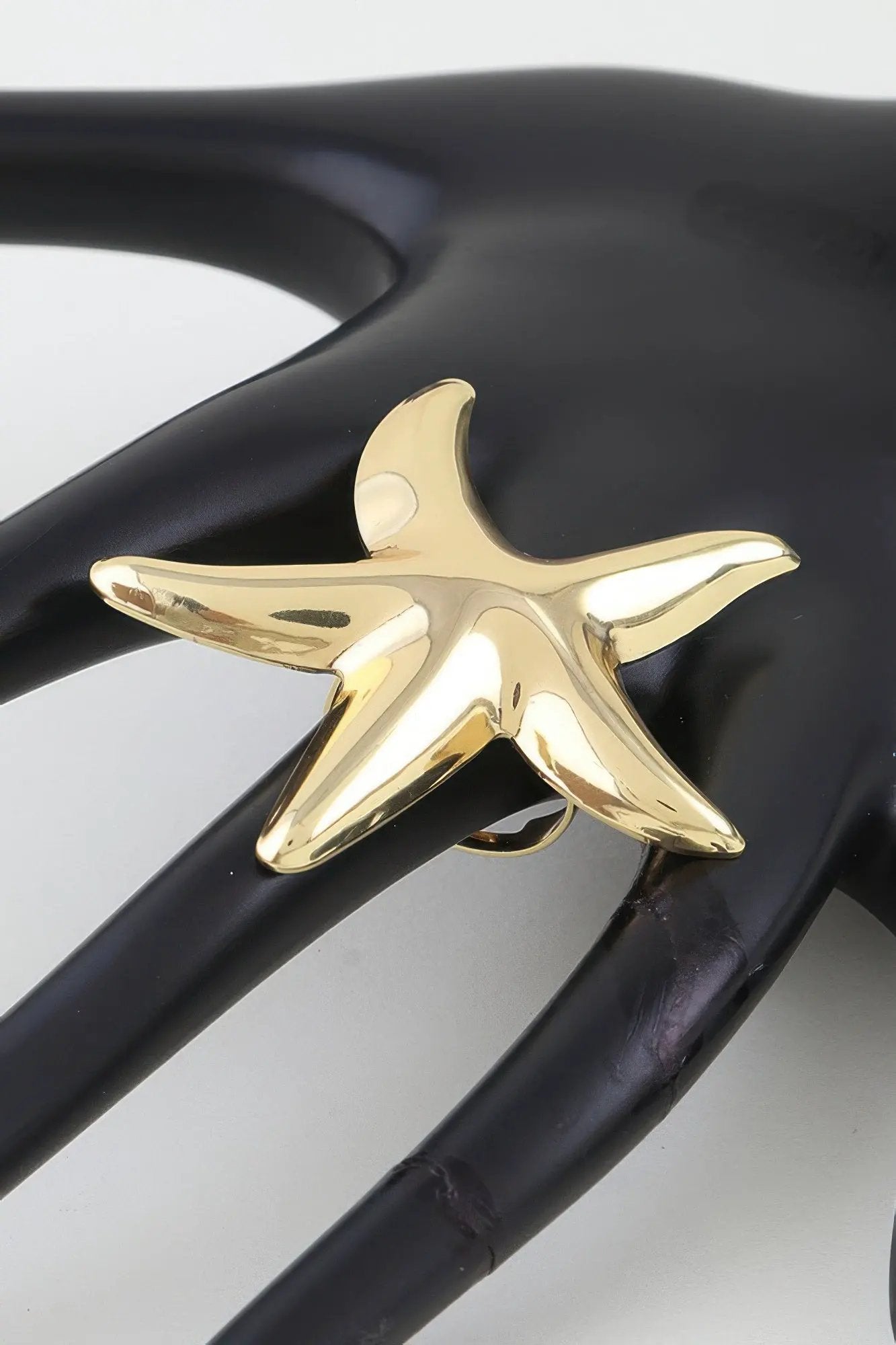 Women's Statement Ring Polished Starfish BYMANYC ® New York SLEEK OCEANIC CELESTIAL BAND - New Collection by BYMANYC New York