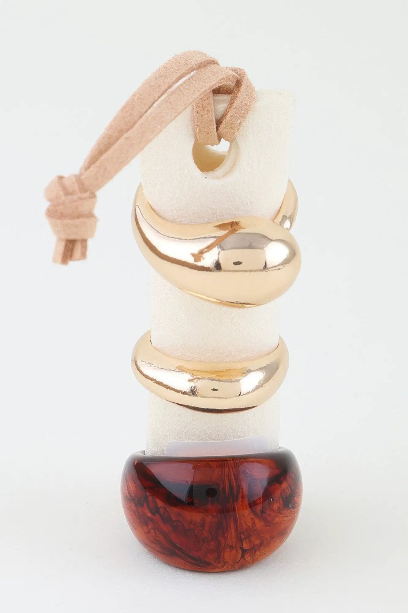Women's Ring Set Modern Polished Marble Stone BYMANYC ® New York SCULPTURAL GEOMETRIC STACKABLE RINGS - New Collection by BYMANYC New York