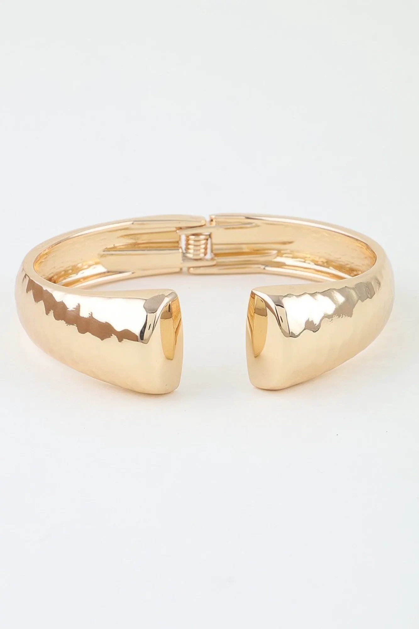 Women's Cuff Bracelet Hammered Open Clasp BYMANYC ® New York MODERN TEXTURED OPEN BANGLE - New Collection by BYMANYC New York