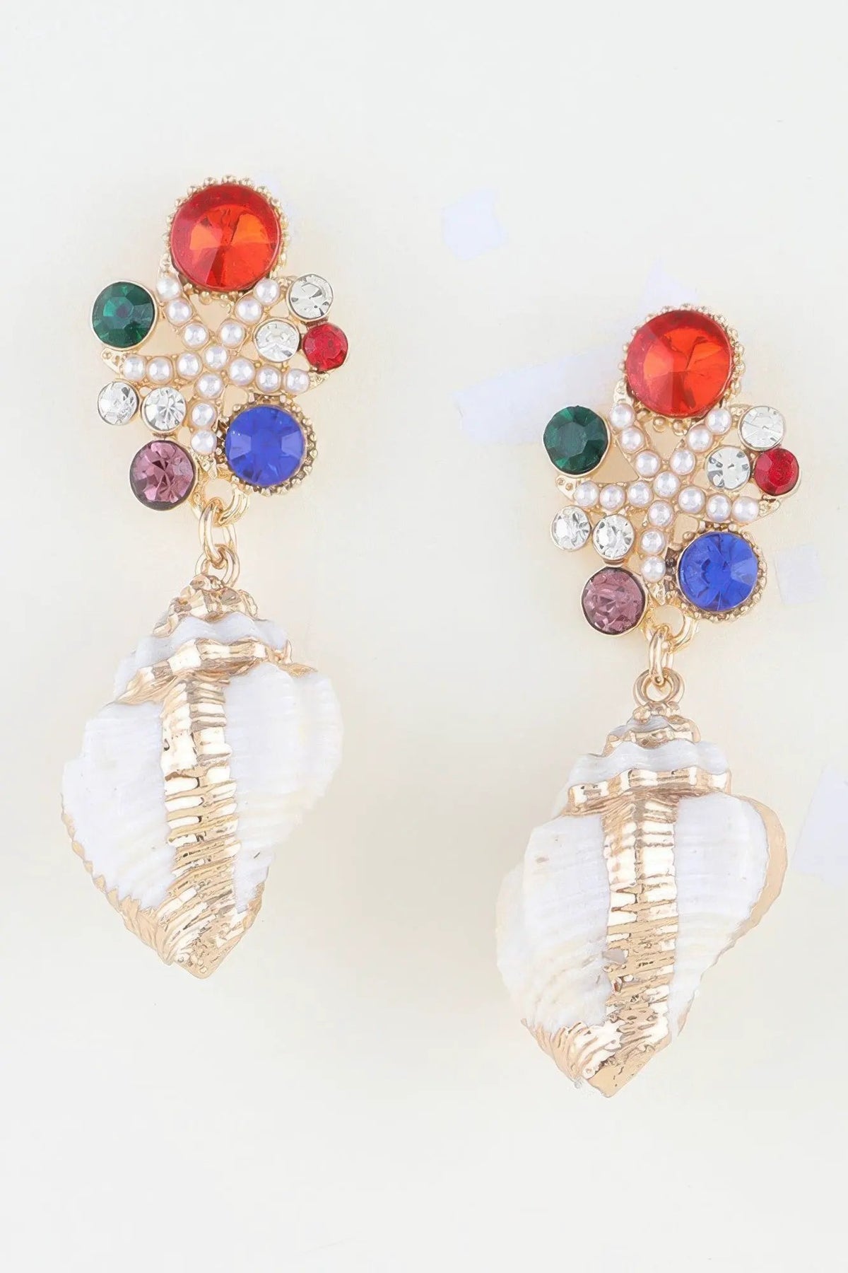 Women's Earrings Drops Shell BYMANYC ® New York HAMPTONS SUMMER SHELL - New Collection by BYMANYC New York