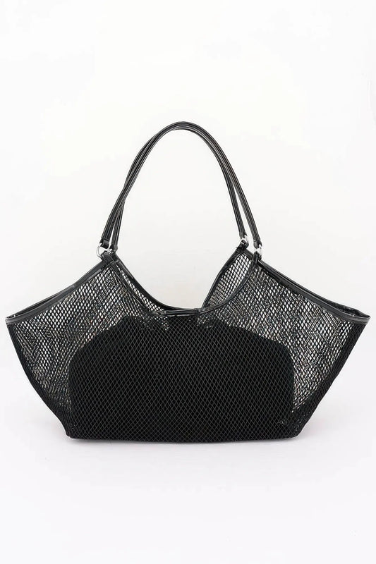 Women's Tote Bag Mesh With Removable Liner BYMANYC ® New York CONTEMPORARY AIRY VERSATILE SHOPPER - New Collection by BYMANYC New York