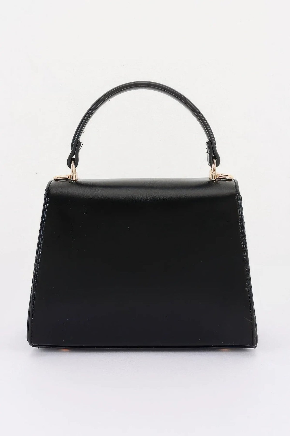 Women's Top Handle Bag Vegan Leather Flap BYMANYC ® New York CONTEMPORARY SLEEK STRUCTURED PURSE - New Collection by BYMANYC New York